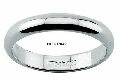 Fede Oro Bianco 18kt. Grammi 5 Matrimonio nozze Incisione Gratuita