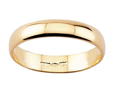 Diana fede fedina matrimonio oro Giallo 18 kt. grammi 3 classica Larga