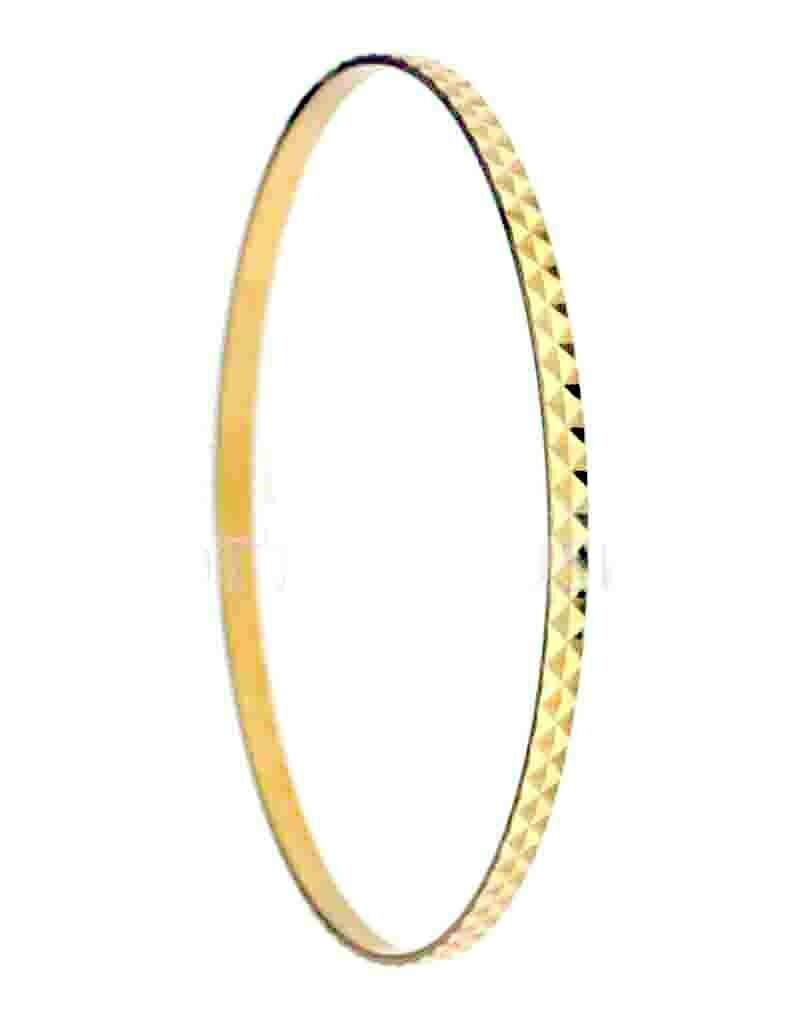 Bracciale rigido senza chiusura oro 18 kt. regalo donna ragazza gioielli