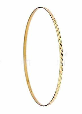Bracciale rigido senza chiusura oro 18 kt. regalo donna ragazza gioielli