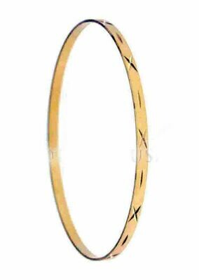 Bracciale rigido senza chiusura oro 18 kt. regalo donna ragazza gioielli