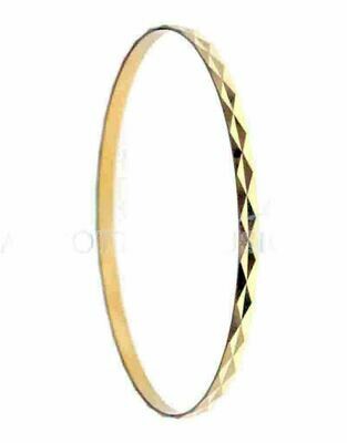 Bracciale rigido senza chiusura oro 18 kt. regalo donna ragazza gioielli