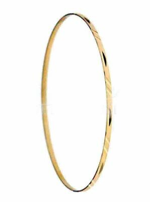 Bracciale rigido senza chiusura oro 18 kt. regalo donna ragazza gioielli