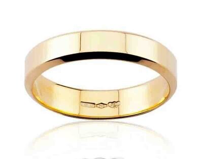 Fede diana oro Giallo 18 kt.  Grammi 5.00 Modello Francese