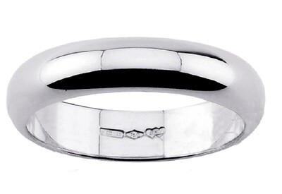 Diana fede fedina matrimonio oro Bianco 18 kt. grammi 7.00 Classica regalo donna