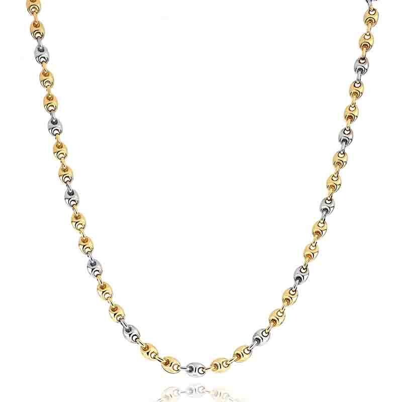 Collana in Oro 9kt. uomo a maglia marina regalo