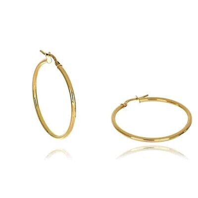 Orecchini Donna a Cerchio Oro Giallo 9 kt. donna  gioielli