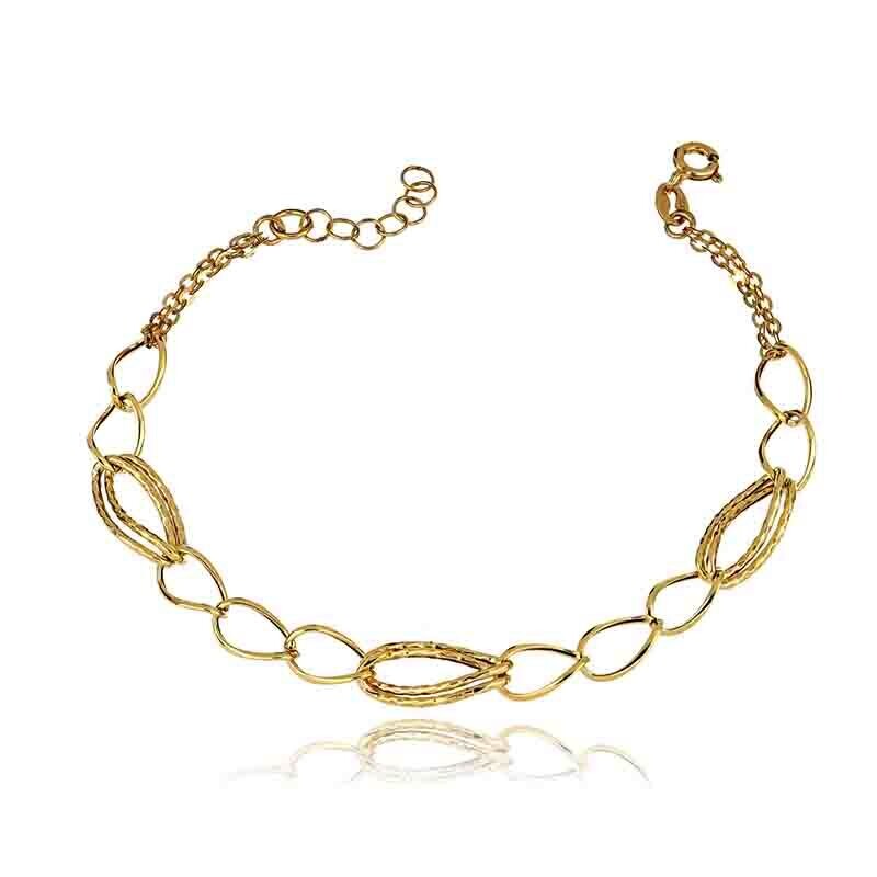Bracciale Oro Giallo 9 kt. donna a catena