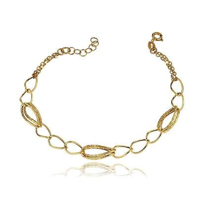 Bracciale Oro Giallo 9 kt. donna a catena