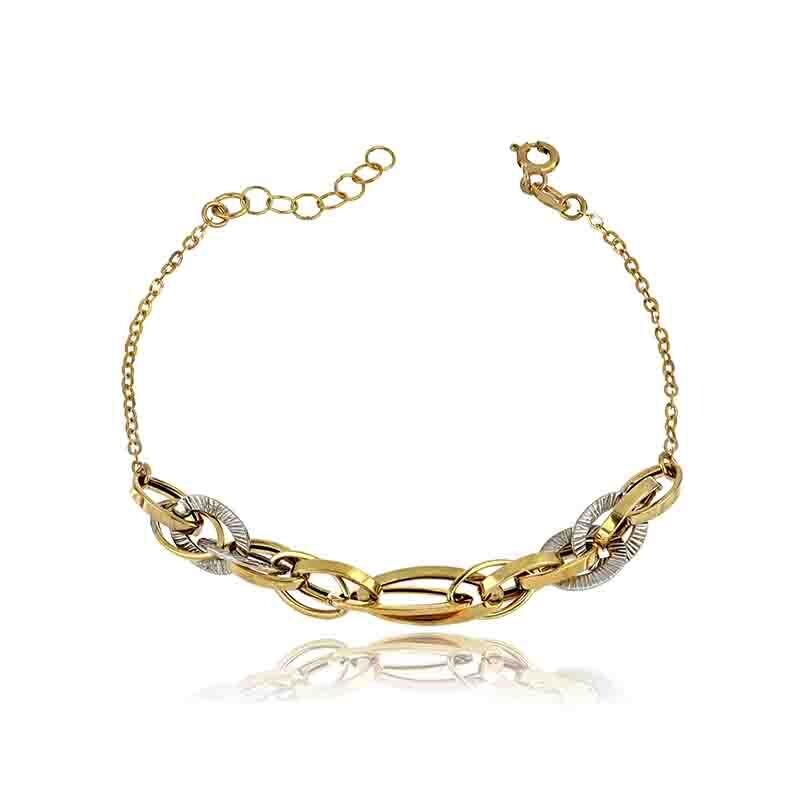 Bracciale Oro Giallo 9 kt. donna a catena