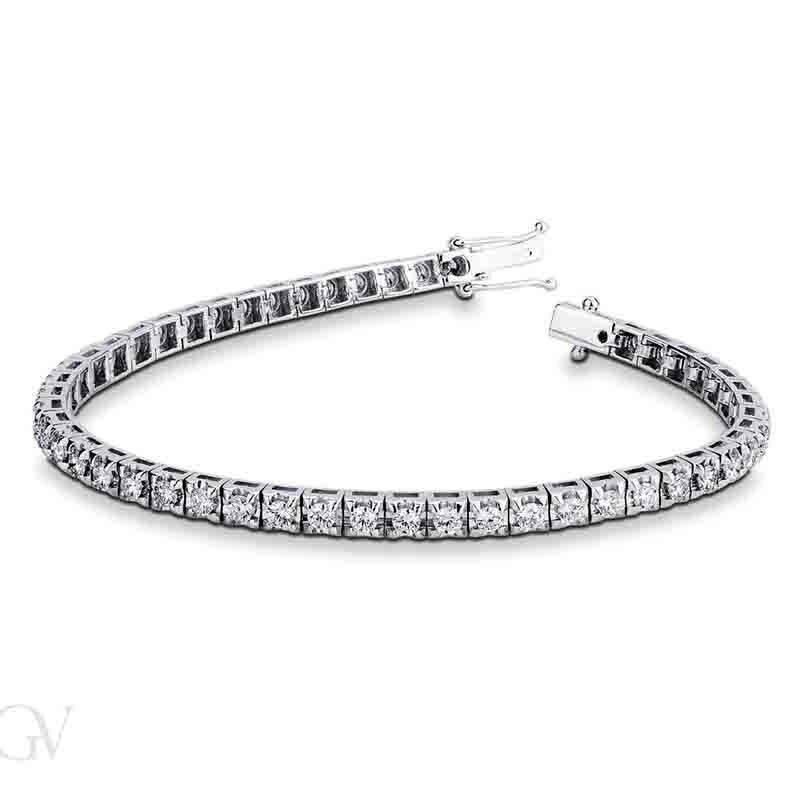 18kt gold tennis bracelet. with natural diamonds gift certificates for men and women