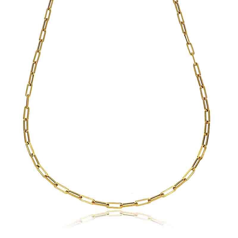 Collier Donna Oro Giallo 9 kt. catena girocollo