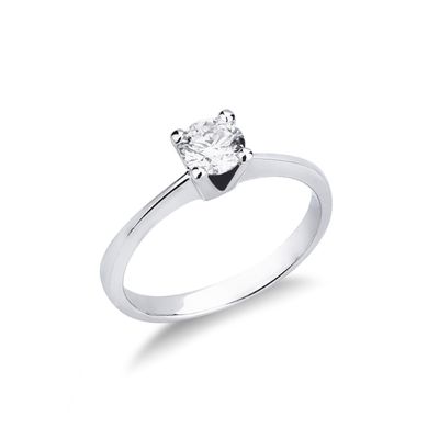 Anello Solitario in Oro Bianco 18kt | Diamante 0.50 Ct. IF/F | Qualità Certificata e Lavorazione Artigianale Artmid Gioielli Anello Solitario in Oro Bianco 18kt | Diamante 0.50 Ct. IF/F | Qualità Certificata e Lavorazione Artigianale Artmid Gioielli