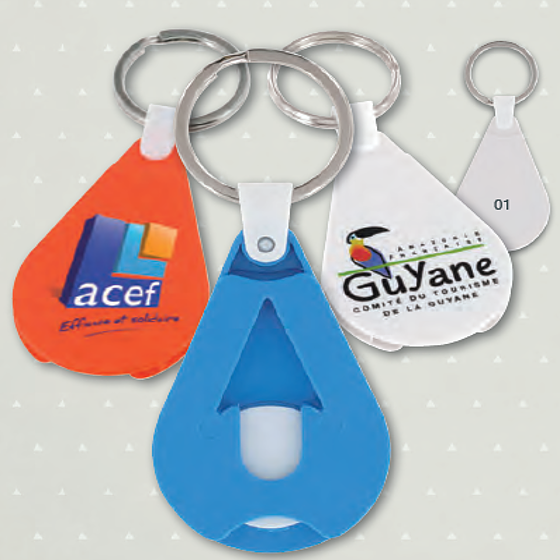Porte-clés jeton POC13JETON