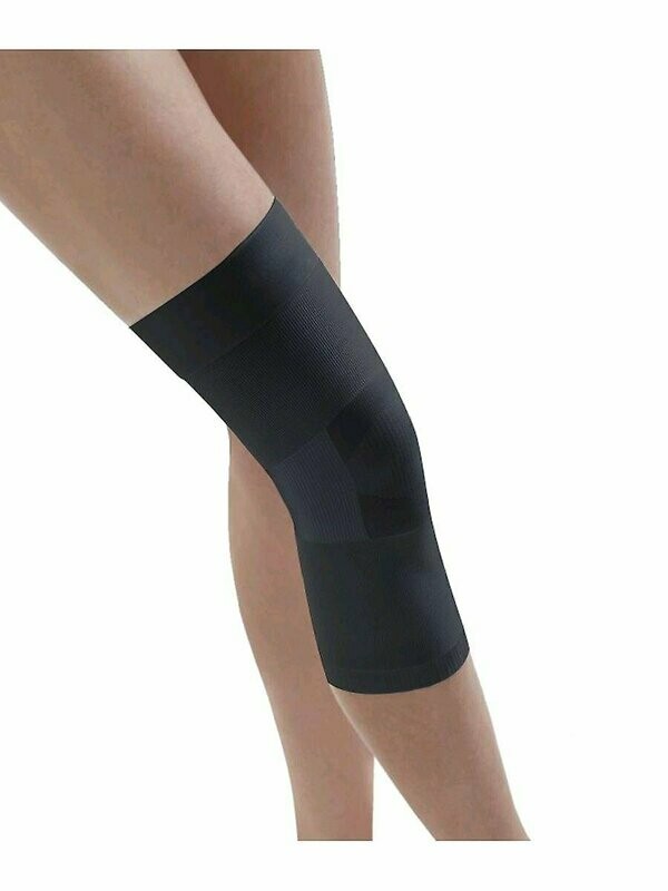 Solidea Silver Support Ginocchiera - Nero