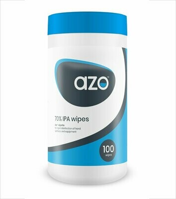 Azo Wipette 70% IPA Disinfectant Wipes - Pack of 100