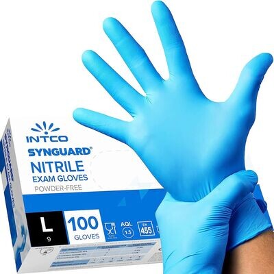 Intco Nitrile Gloves Powder-Free (Box of 100)