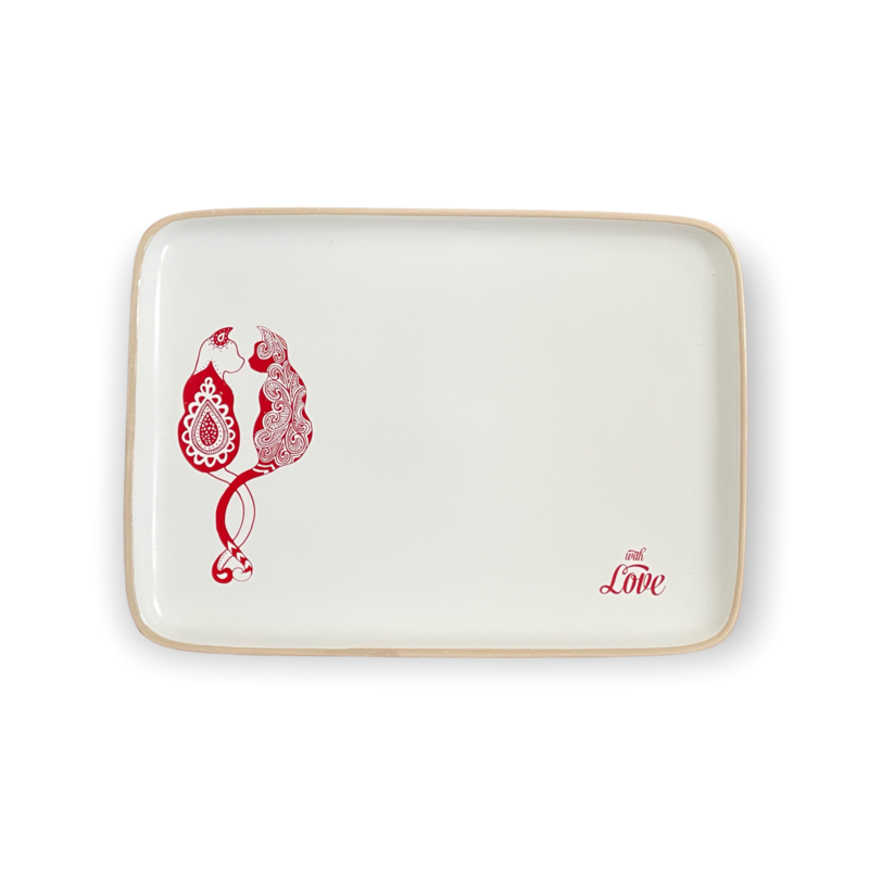 Groot Bord / Large Plate Fabulous Cat Collection