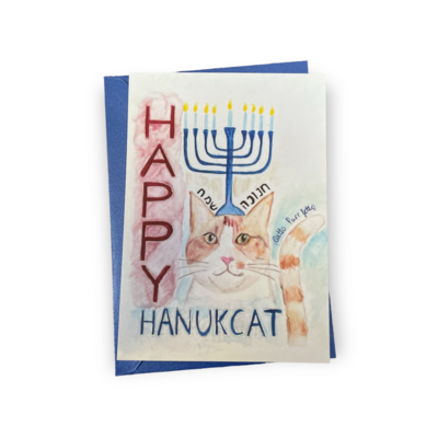 Wenskaart Chanoeka / Greeting Card Hanukka, The Muscat Collection