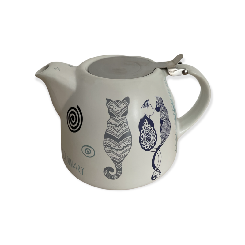 Theepot met filter / The Fabulous Cat Collection