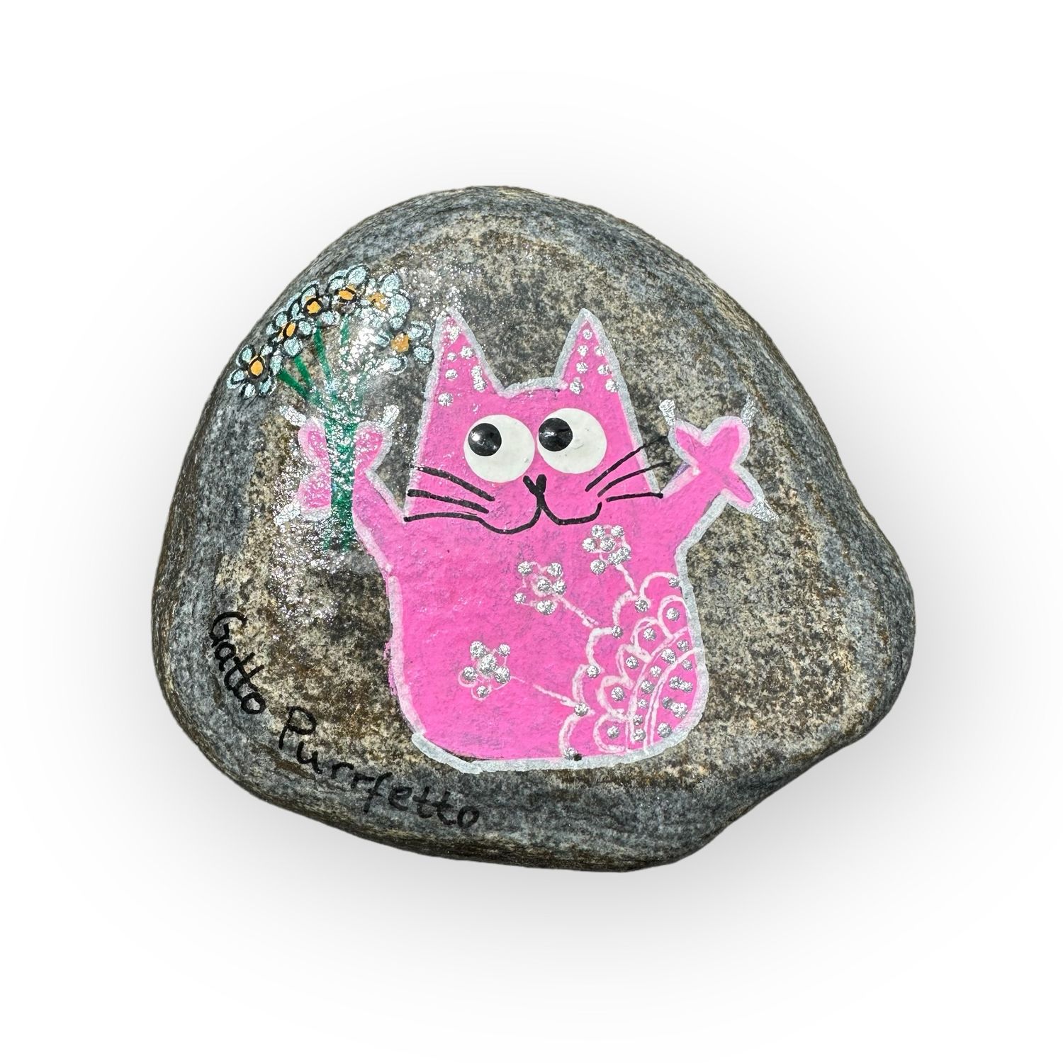 Gelukssteen Kat / Beach pebble Cat