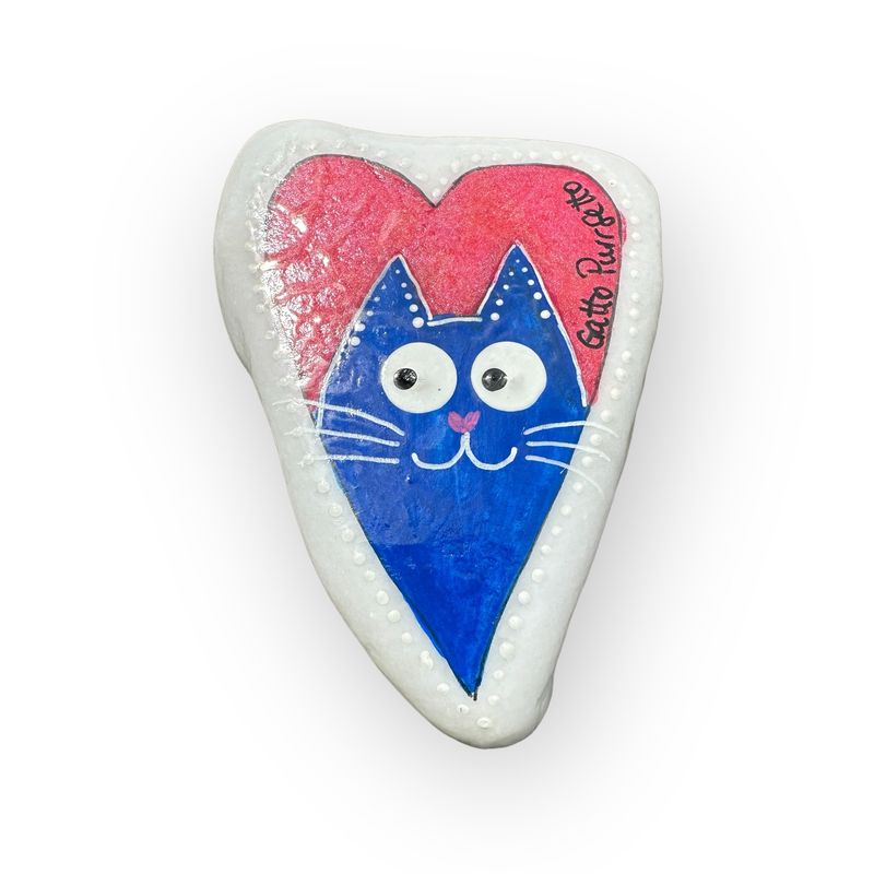 Gelukssteen Kat / Beach pebble Cat