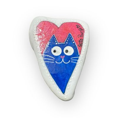 Gelukssteen Kat / Beach pebble Cat
