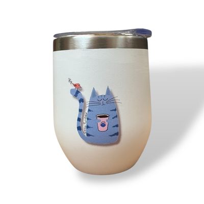 Kleine Tumbler Koffiebeker / Gatto Purrfetto Collection