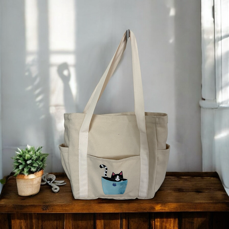 Canvas tas / Gatto Purrfetto
