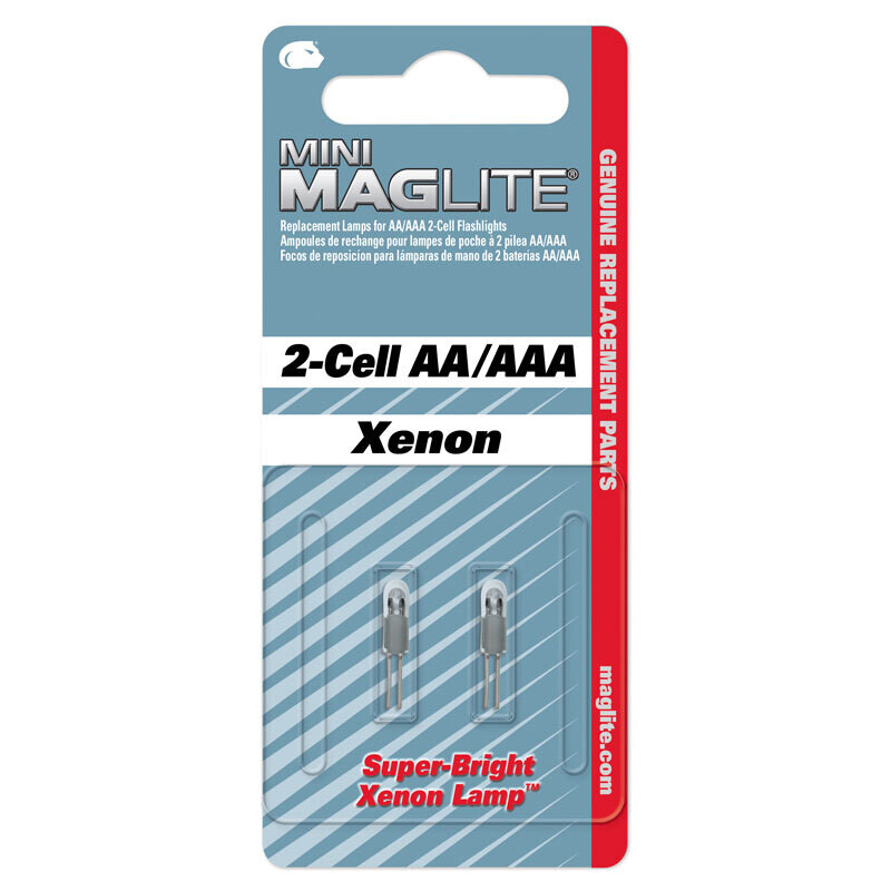 Replacement Lamp Xenon MINI MAGLITE AA/AAA SET/2pcs