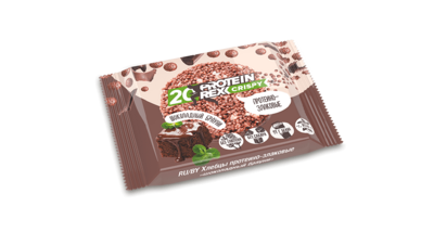Хлебцы протеино-злаковые ProteinRex, Шоколадный Брауни, 55 гр.