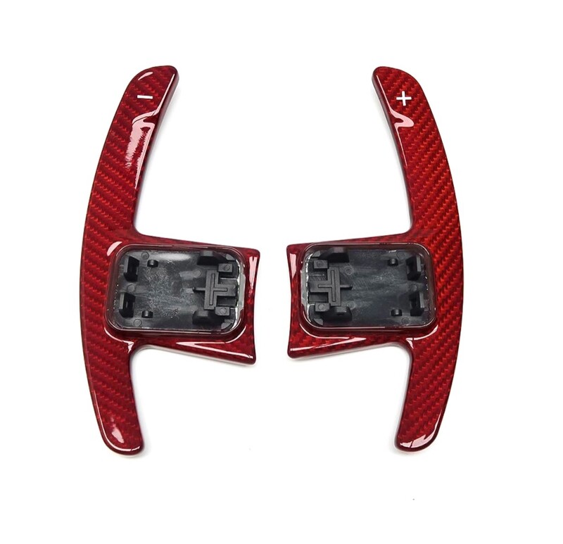 BMW Red Carbon Paddle Shifters