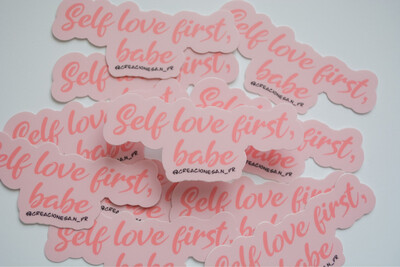 Self Love First Sticker