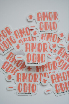 Mas Amor, Menos Odio Sticker
