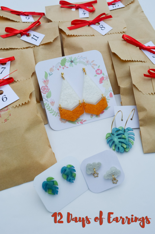 12 Days Of Earrings Advent Calendar