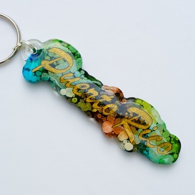 Puerto Rico Keychain