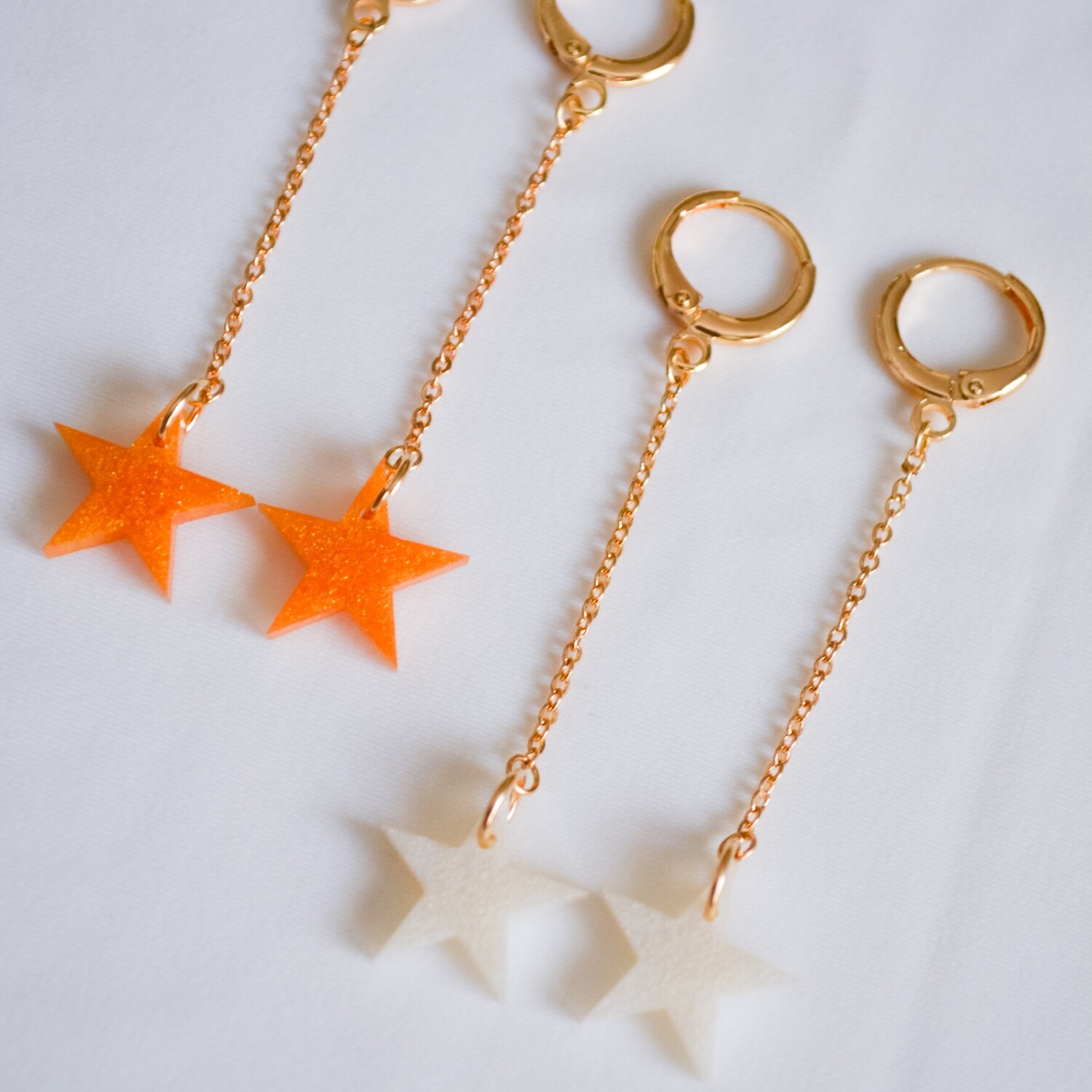 Star Huggies- Earrings