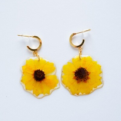 Mini Sunflower Earrings