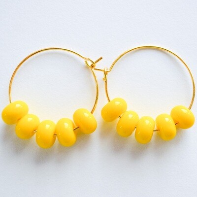 Color Hoop Earrings