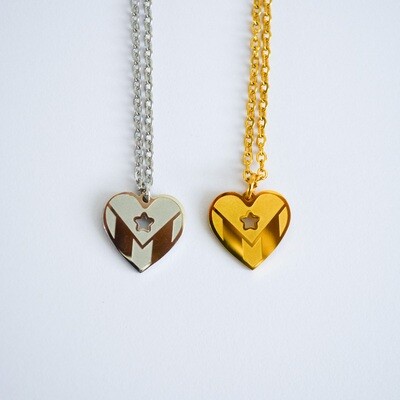 Heart PR necklace