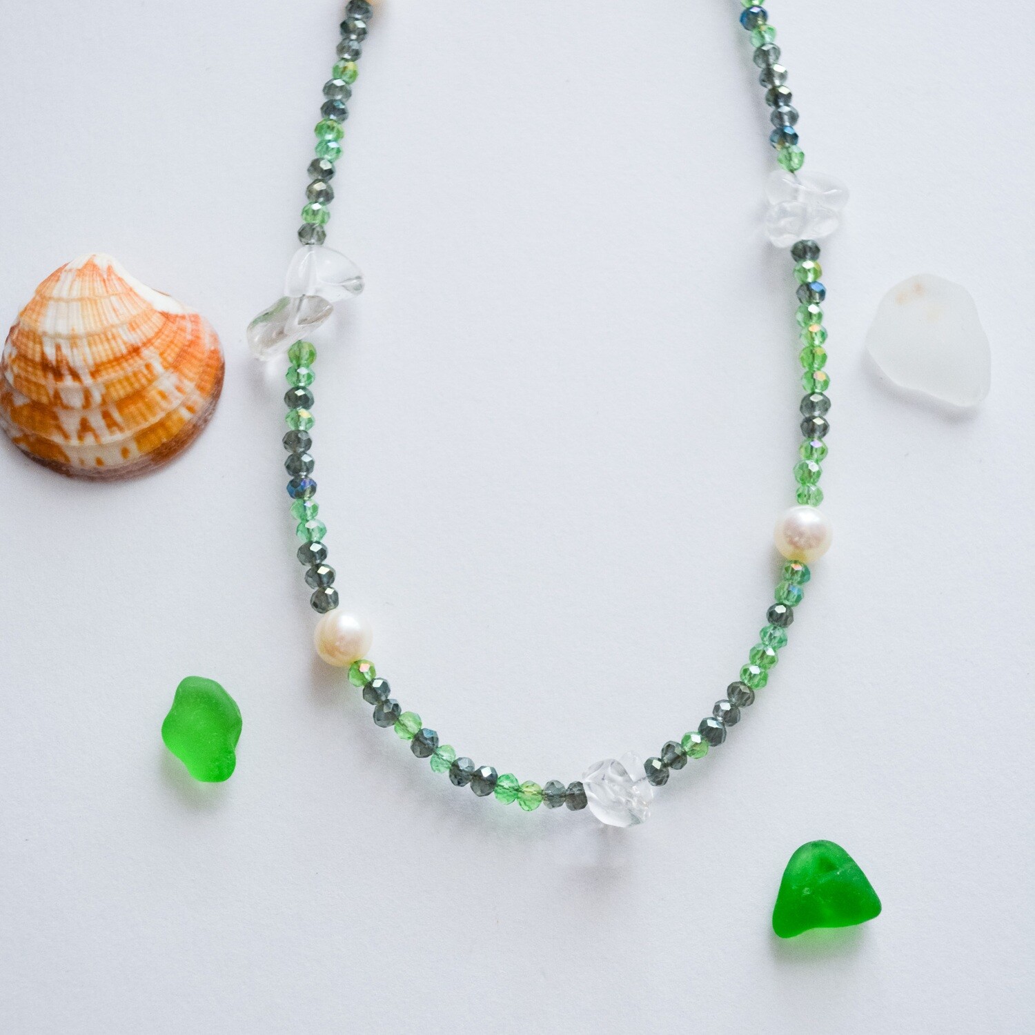 Green Pearl Necklace