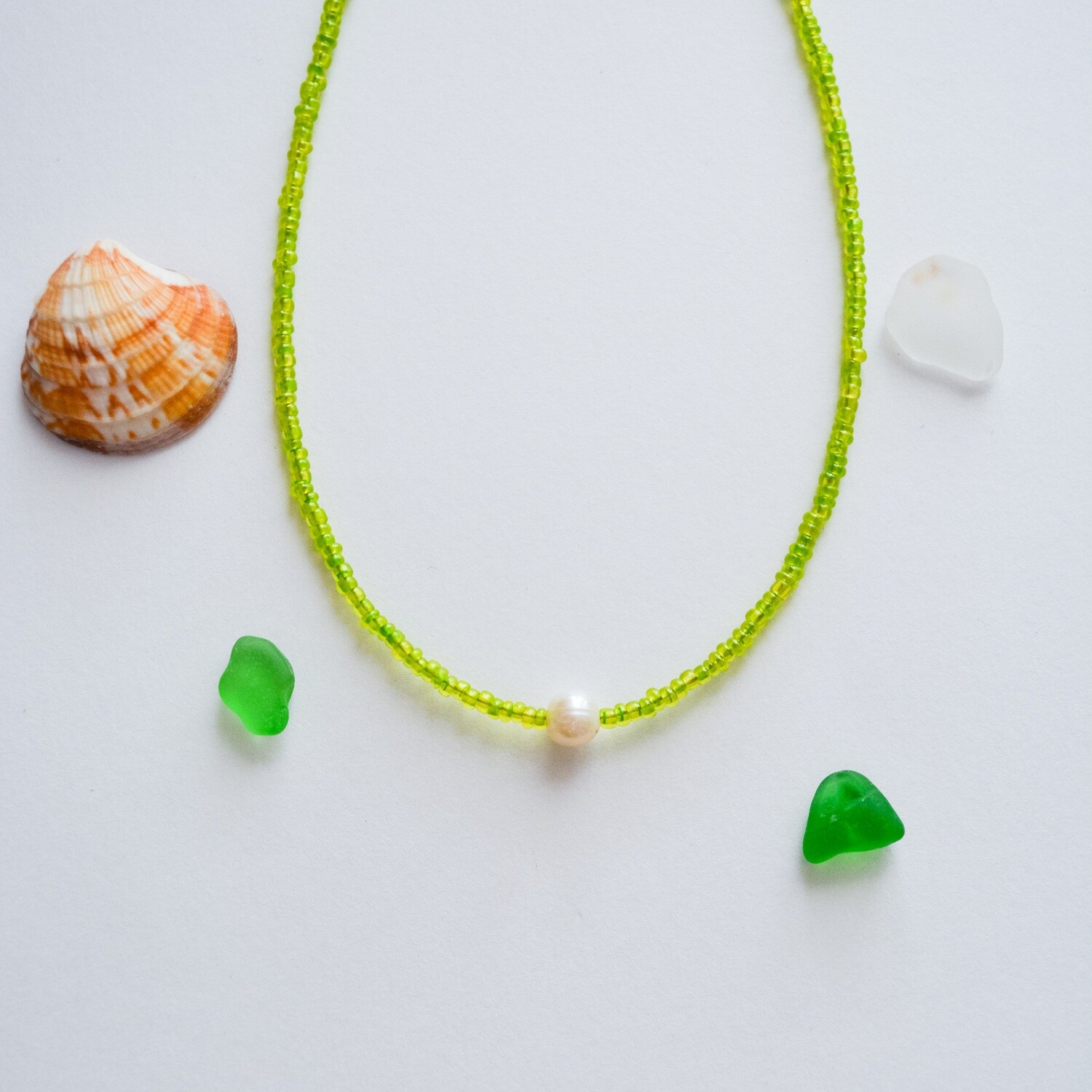 Green Perlita Necklace