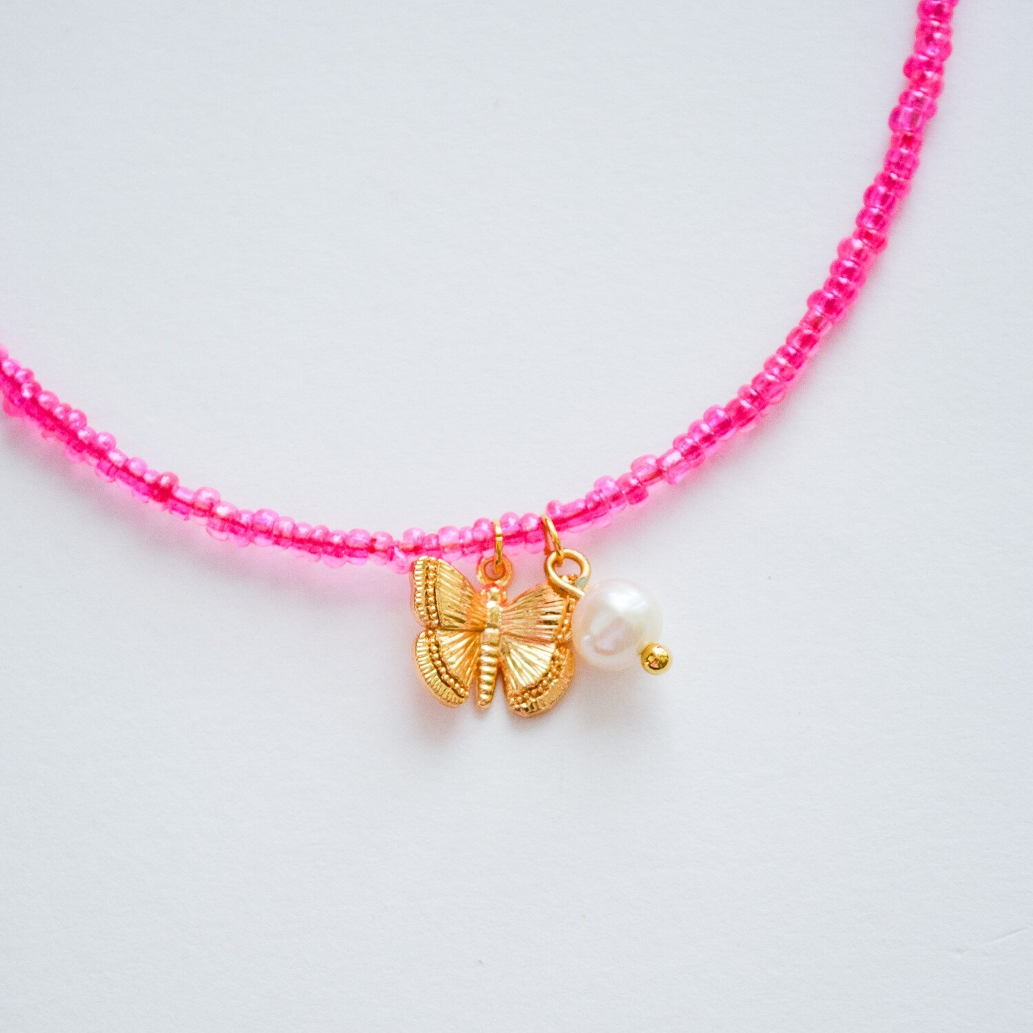 Natalia Pink Necklace