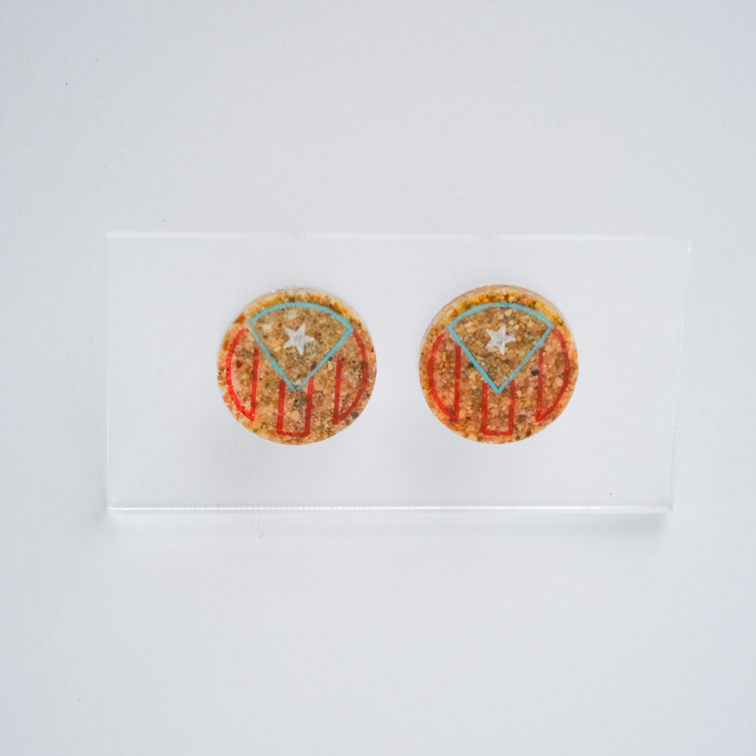 Bandera PR Beach Studs