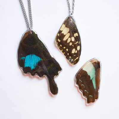 Butterfly Wing Necklace-Personalize