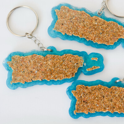 Archipiélago Puerto Rico Keychain