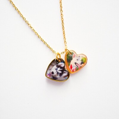 Photo Heart Necklace-Personalize