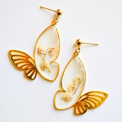 Bloom Butterfly Earrings