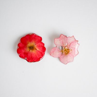 Flower hair clip