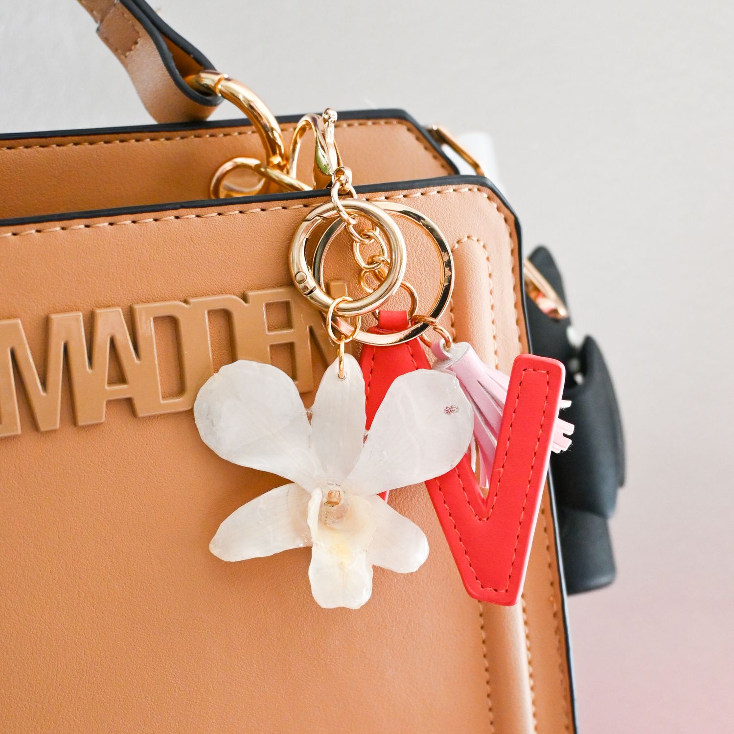Orchid Bag Charm